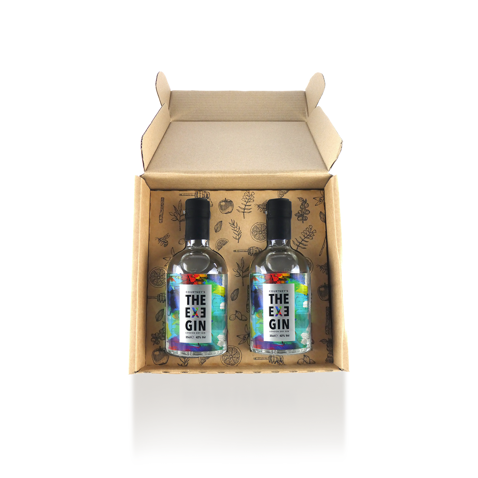 THE EXE GIN - 2 x 35cl Bottles Gift Pack