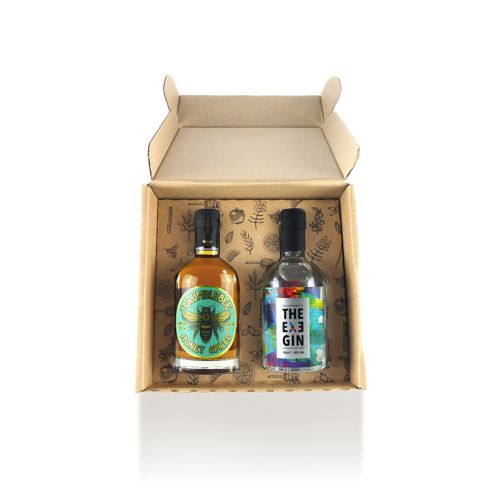 Grumblebee Rum / THE EXE GIN - 2 x 35cl Bottles Gift Pack