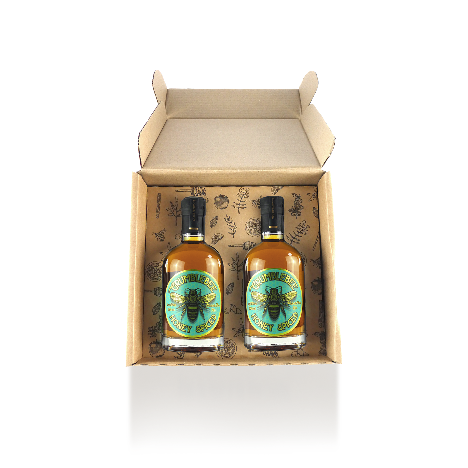 Grumblebee Rum - 2 x 35cl Bottles Gift Pack