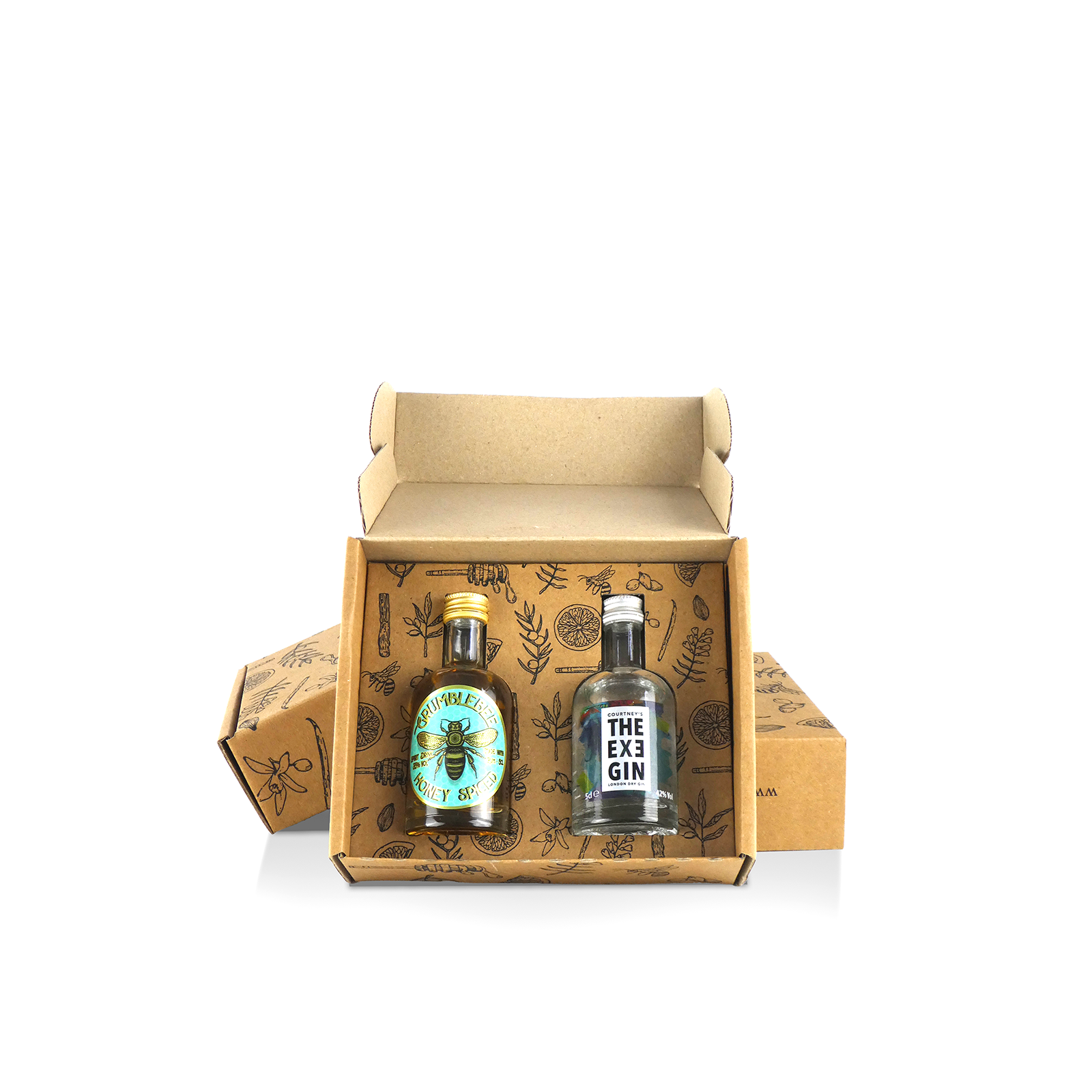 Grumblebee Rum / THE EXE GIN - 2 x 5cl Bottles Gift pack