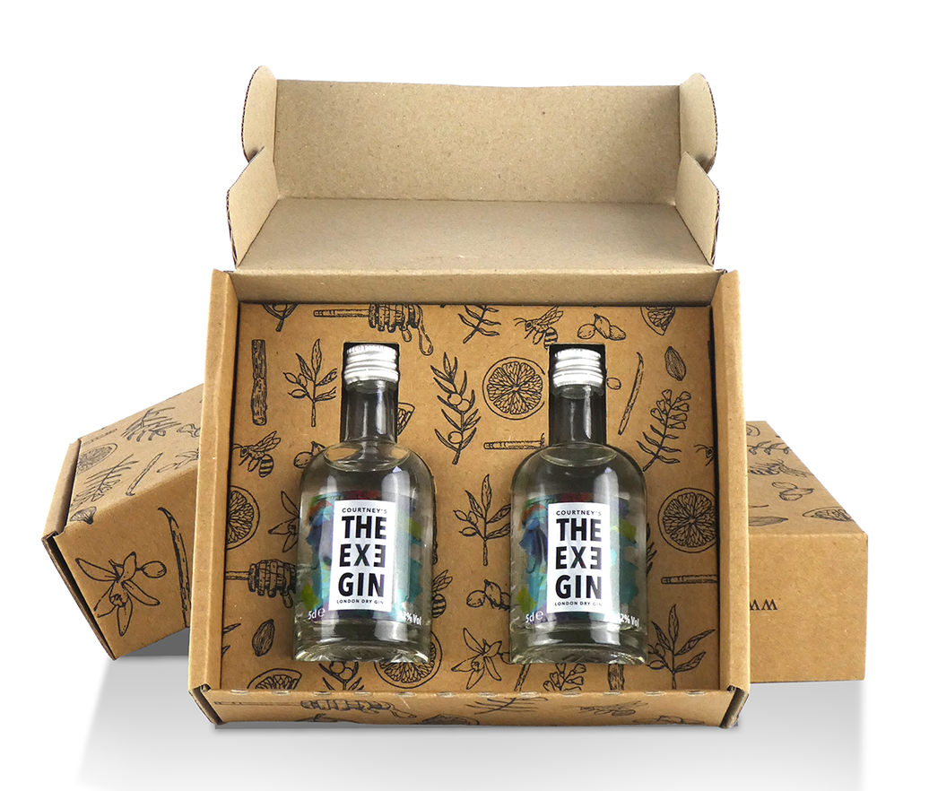 THE EXE GIN - 2 x 5cl Bottles Gift pack